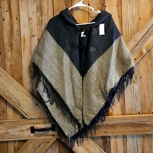 Ladies Brown Poncho ONE SIZE